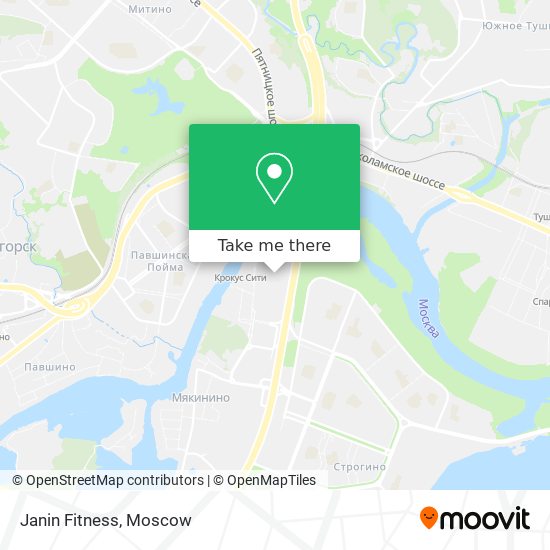 Janin Fitness map