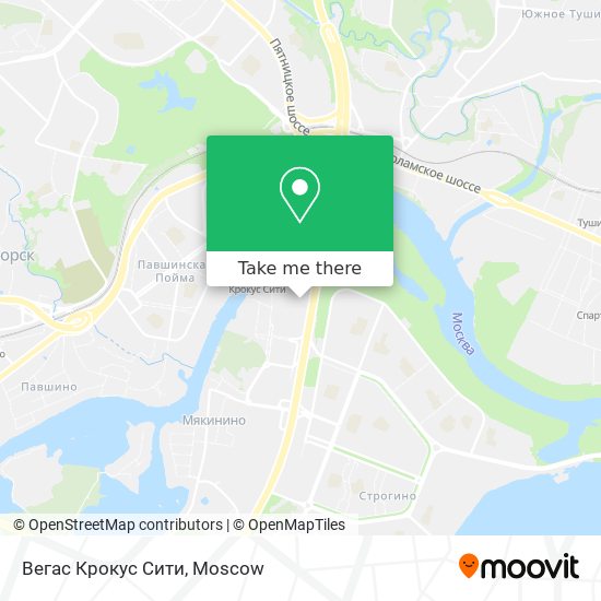 Вегас Крокус Сити map