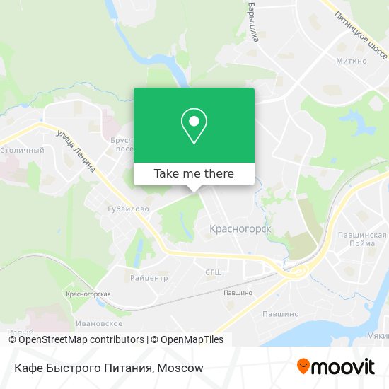 Кафе Быстрого Питания map