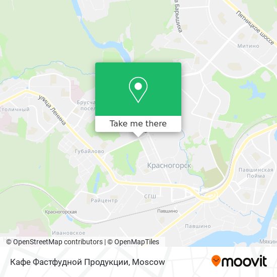 Кафе Фастфудной Продукции map