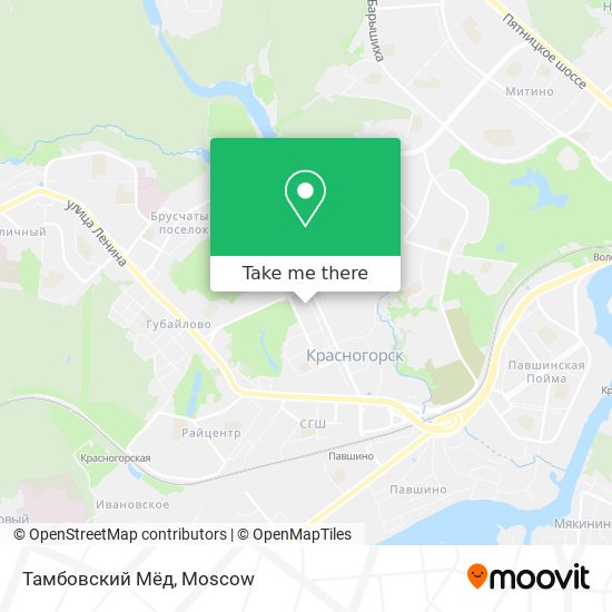Тамбовский Мёд map