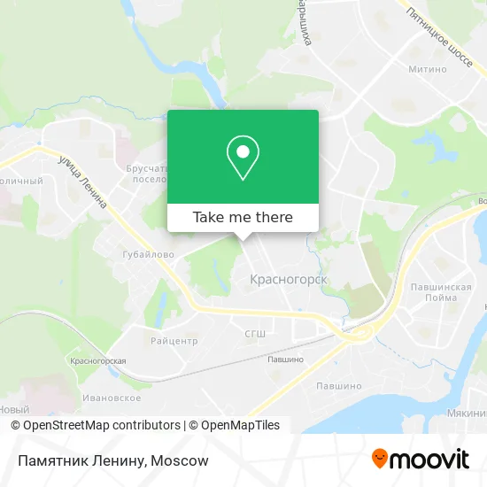 Памятник Ленину map