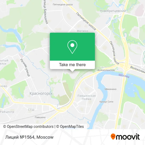 Лицей №1564 map