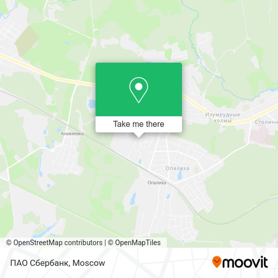 ПАО Сбербанк map