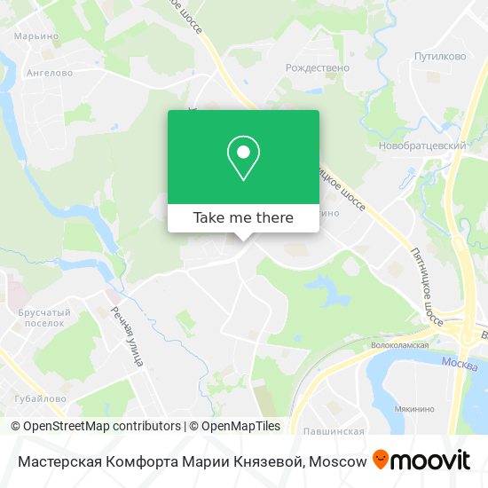 Мастерская Комфорта Марии Князевой map