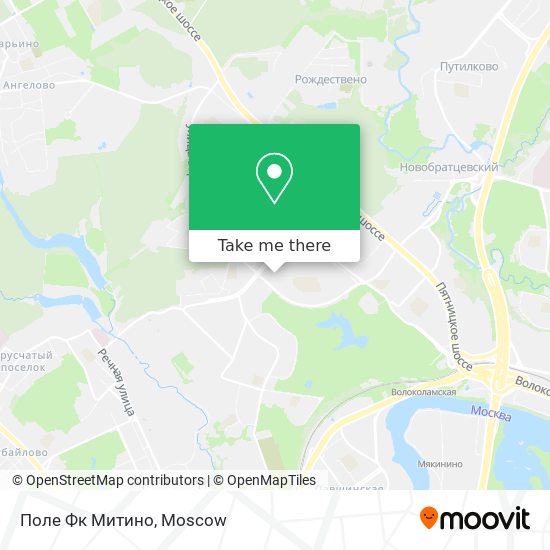 Поле Фк Митино map