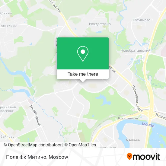 Поле Фк Митино map