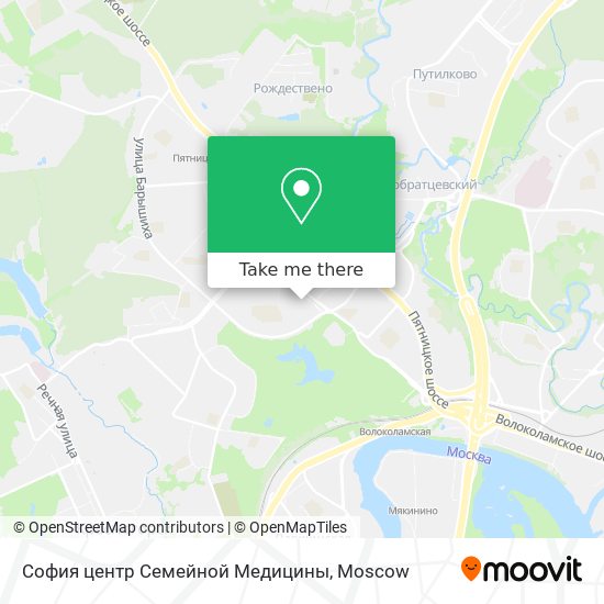 София центр Семейной Медицины map