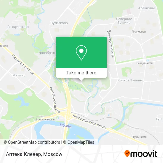 Аптека Клевер map