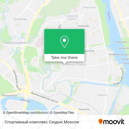 Спортивный комплекс Сходня map