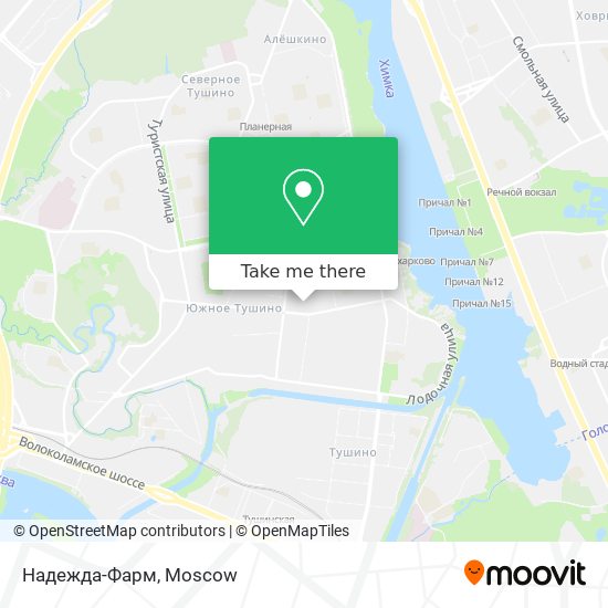 Надежда-Фарм map