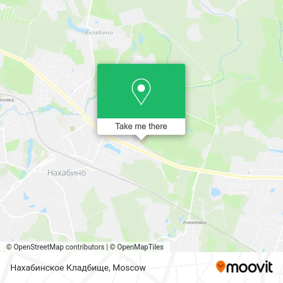 Нахабинское Кладбище map