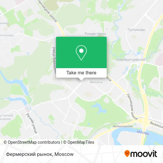 Фермерский рынок map