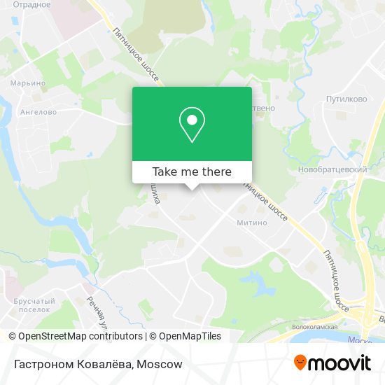 Гастроном Ковалёва map