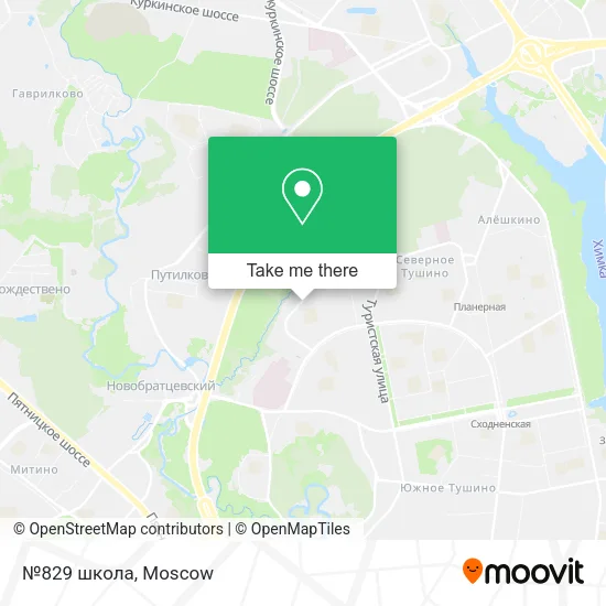 №829 школа map