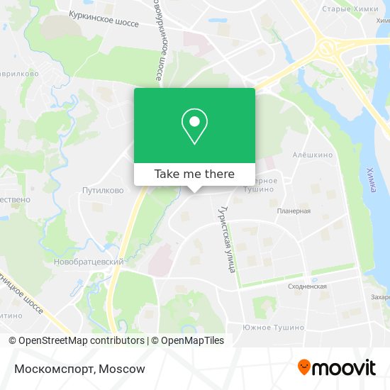 Москомспорт map