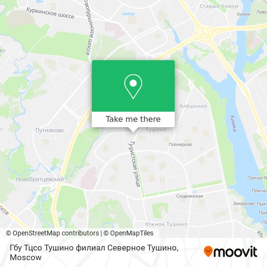 Гбу Тцсо Тушино филиал Северное Тушино map