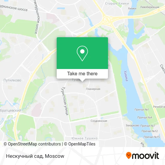 Нескучный сад map