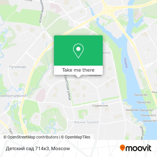 Детский сад 714к3 map