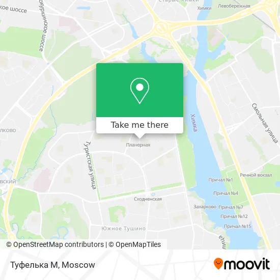 Туфелька М map