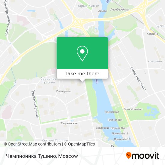 Чемпионика Тушино map