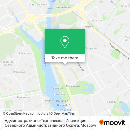 Административно-Техническая Инспекция Северного Административного Округа map
