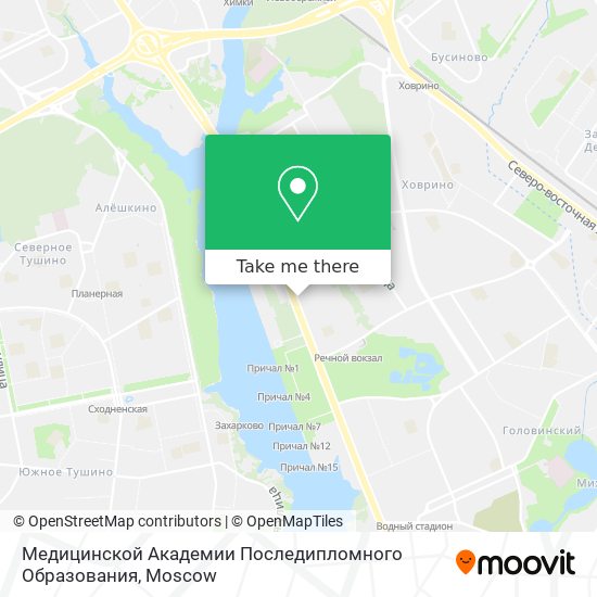 Медицинской Академии Последипломного Образования map