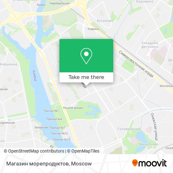 Магазин морепродуктов map