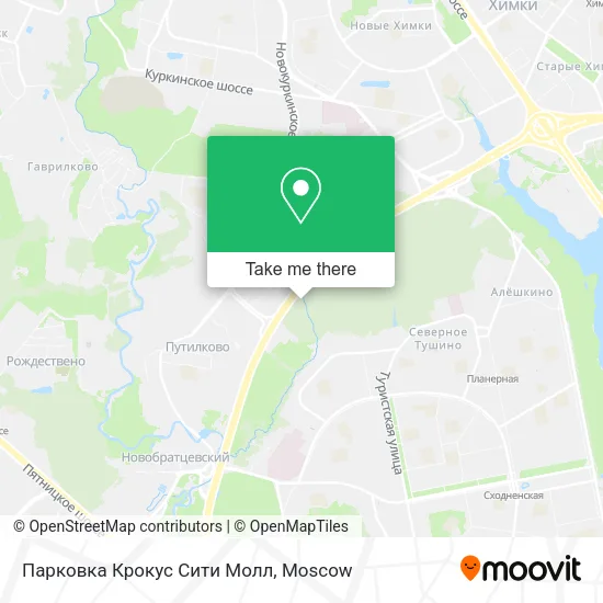 Парковка Крокус Сити Молл map
