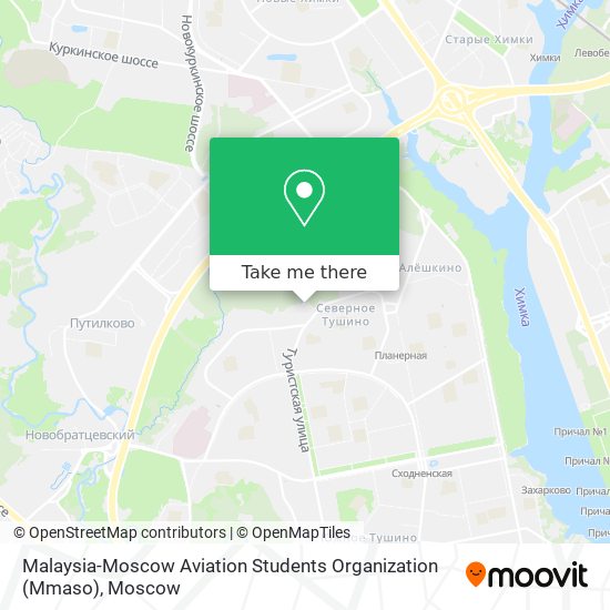 Malaysia-Moscow Aviation Students Organization (Mmaso) map