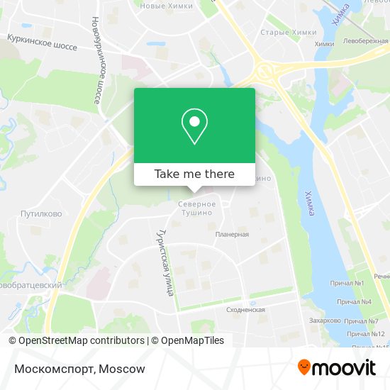 Москомспорт map