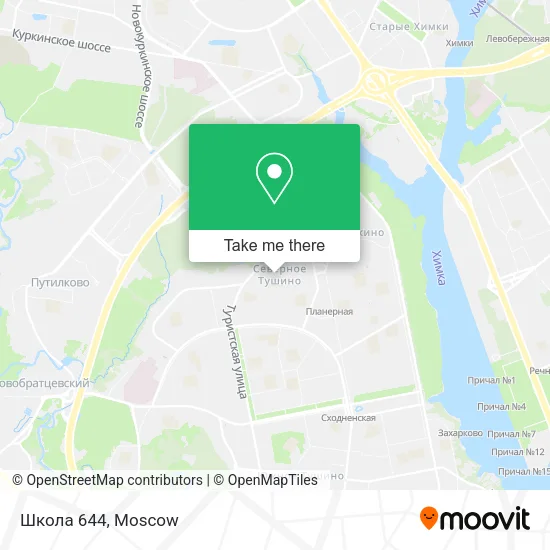 Школа 644 map
