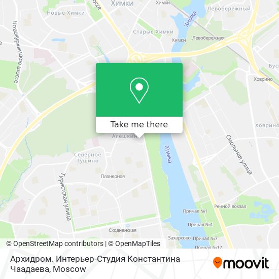 Архидром. Интерьер-Студия Константина Чаадаева map