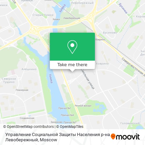 Управление Социальной Защиты Населения р-на Левобережный map