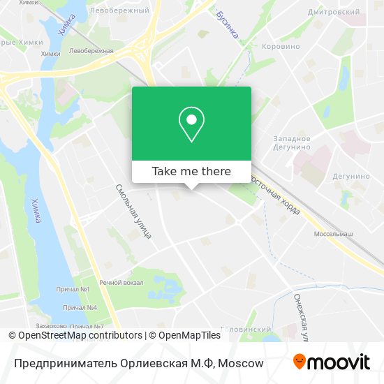 Предприниматель Орлиевская М.Ф map