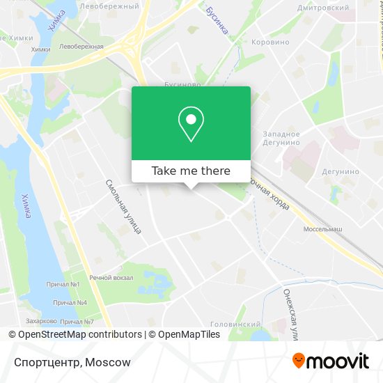 Спортцентр map