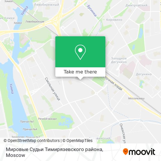 Мировые Судьи Тимирязевского района map