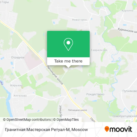 Гранитная Мастерская Ретуал-М map