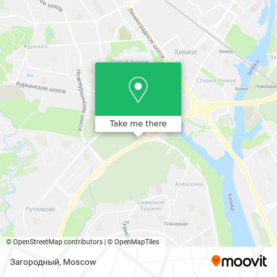 Загородный map
