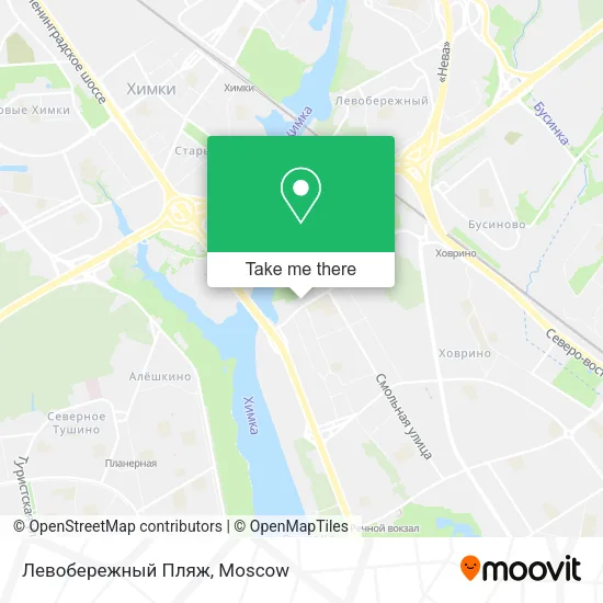 Левобережный Пляж map