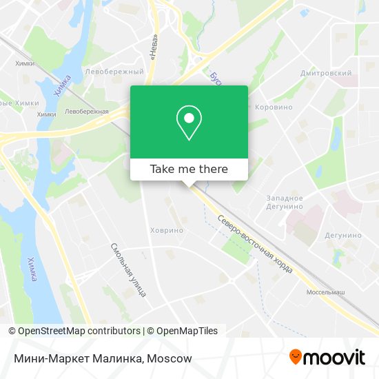 Мини-Маркет Малинка map