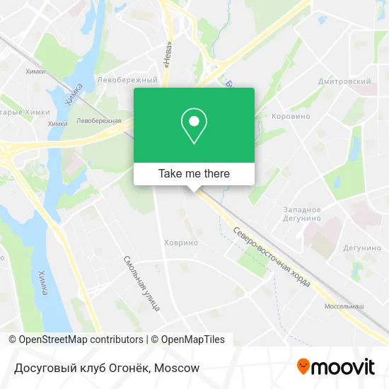 Досуговый клуб Огонёк map