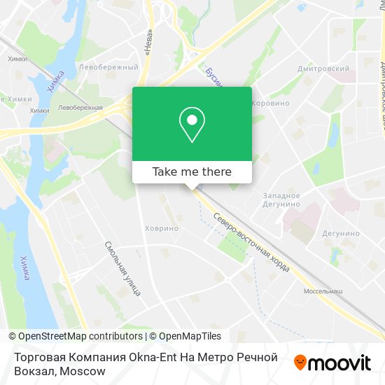 Торговая Компания Okna-Ent На Метро Речной Вокзал map