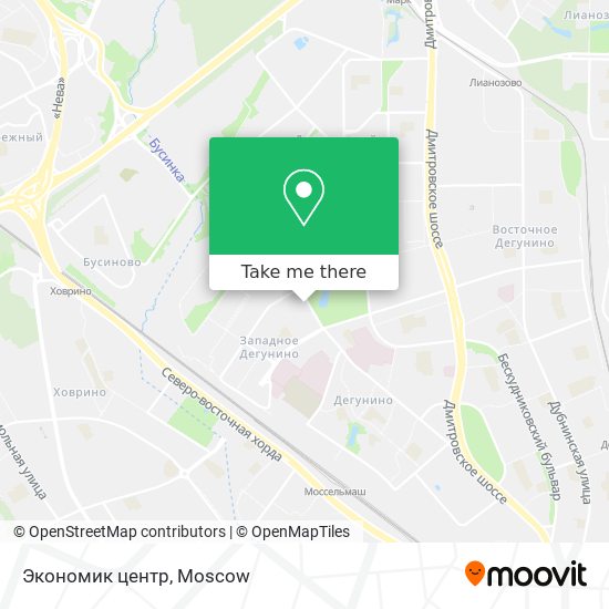 Экономик центр map