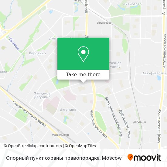 Опорный пункт охраны правопорядка map