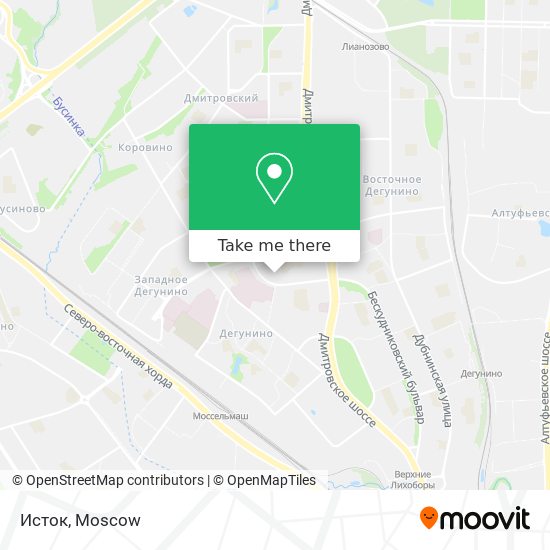 Исток map