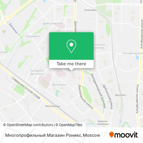 Многопрофильный Магазин Роникс map