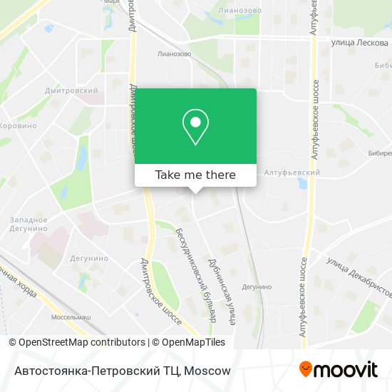 Автостоянка-Петровский ТЦ map