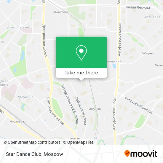 Star Dance Club map