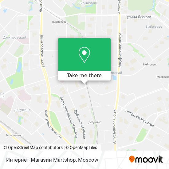 Интернет-Магазин Martshop map